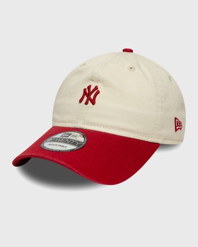 new era MINI LOGO 9TWENTY NEW YORK YANKEES, red|beige