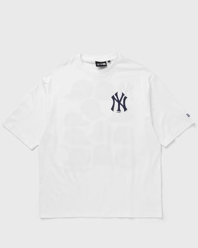new era MLB CAP GRPHC OS TEE NEW YORK YANKEES, white
