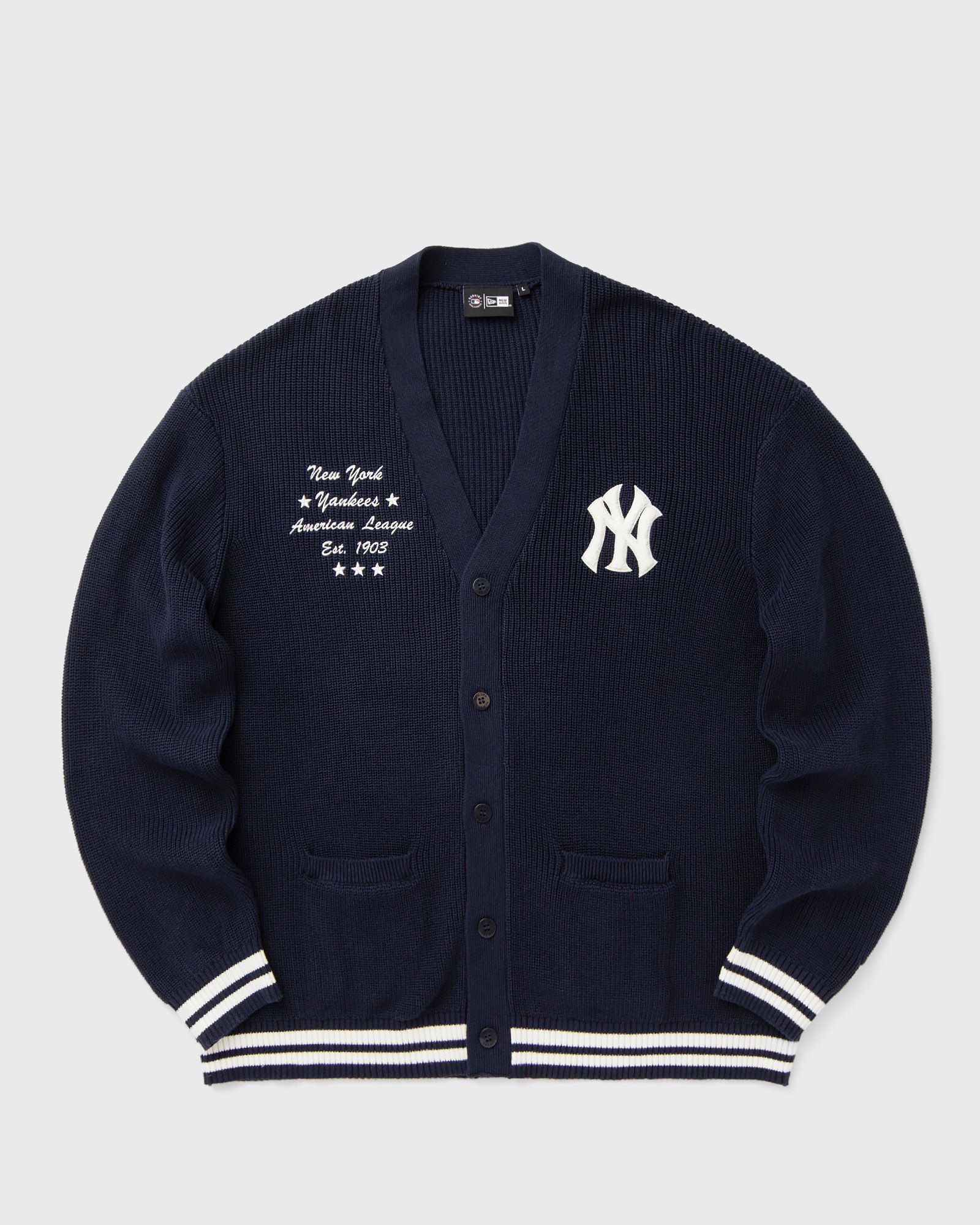 new era MLB COLLEGIATE SCRIPT CARDI NEW YORK YANKEES, blue