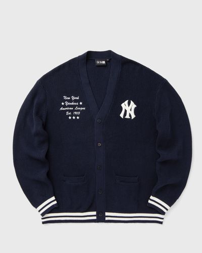 new era MLB COLLEGIATE SCRIPT CARDI NEW YORK YANKEES, blue