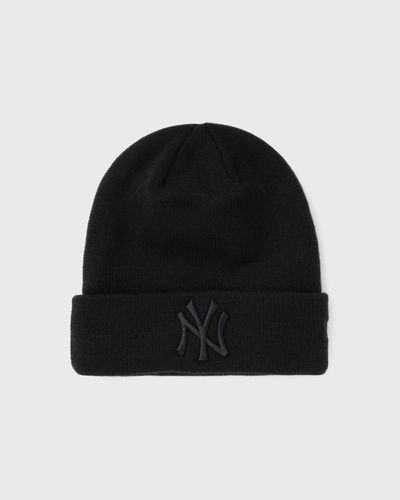 new era MLB ESSENTIAL CUFF BEANIE NEW YORK YANKEES, black