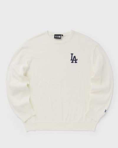 new era MLB ESSENTIAL KNIT SWEATER LOS ANGELES DODGERS, white