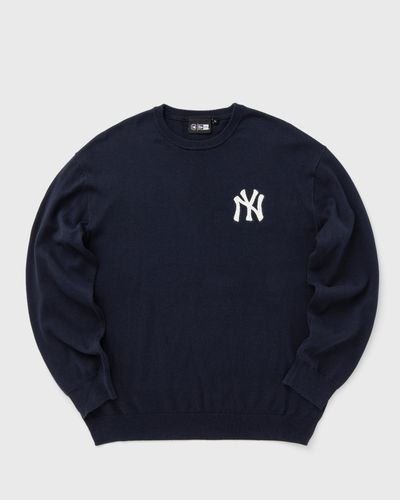 new era MLB ESSENTIAL KNIT SWEATER NEW YORK YANKEES, blue