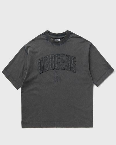 new era MLB WASHED BOXY TEE LOS ANGELES DODGERS, grey