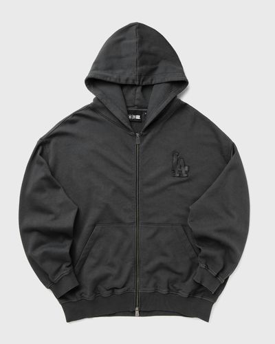 new era MLB WASHED FZ HOODIE LOS ANGELES DODGERS, grey