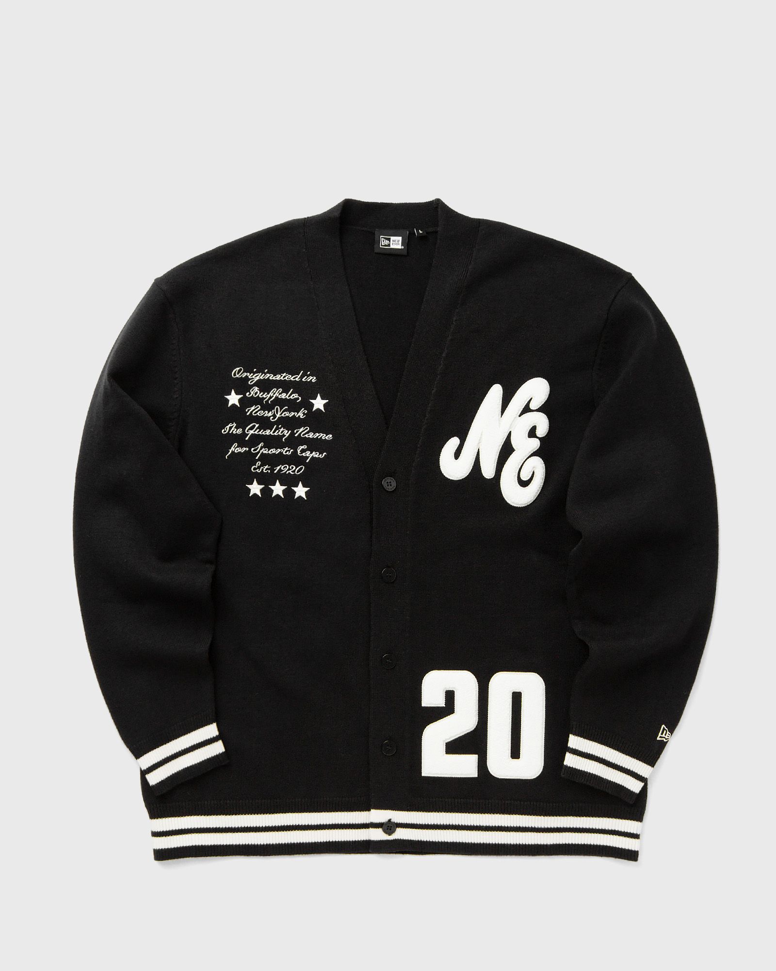 new era NE KNIT CARDIGAN, black