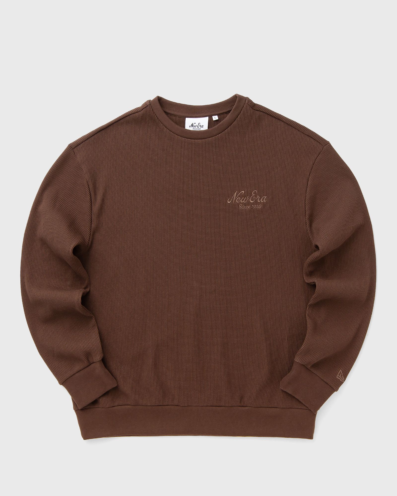 new era NE SCRIPT WAFFLE CREW NEWERA, brown