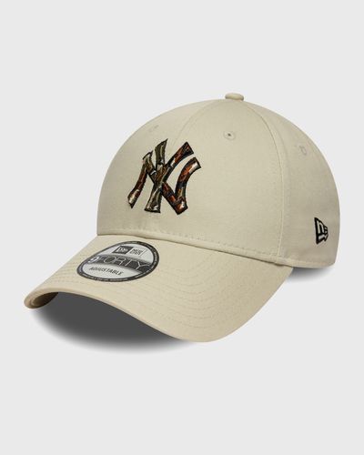 new era OUTLINE CAMO 9FORTY NEW YORK YANKEES, beige