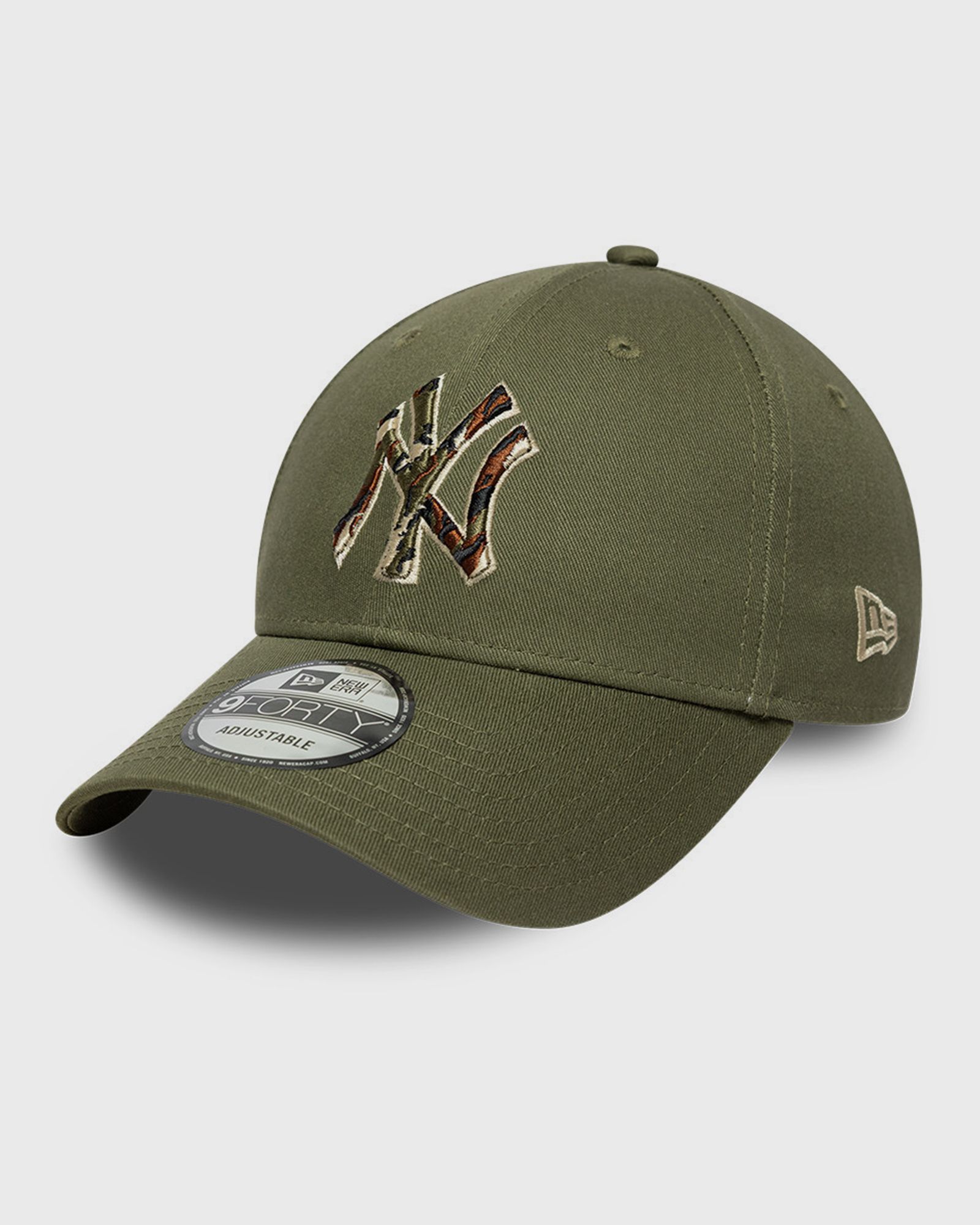 new era OUTLINE CAMO 9FORTY NEW YORK YANKEES, green