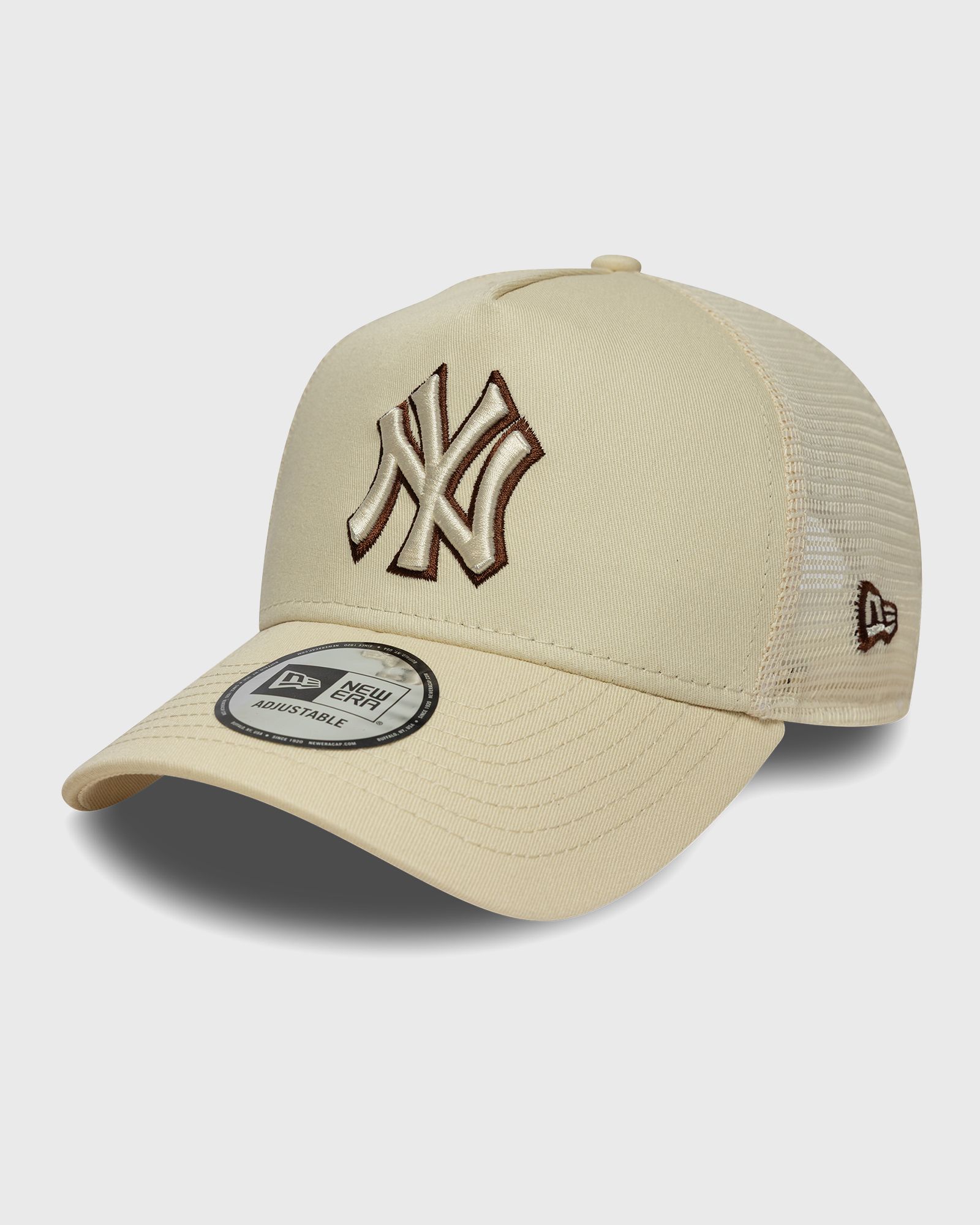 new era OUTLINE EF TRUCKER NEW YORK YANKEES, beige
