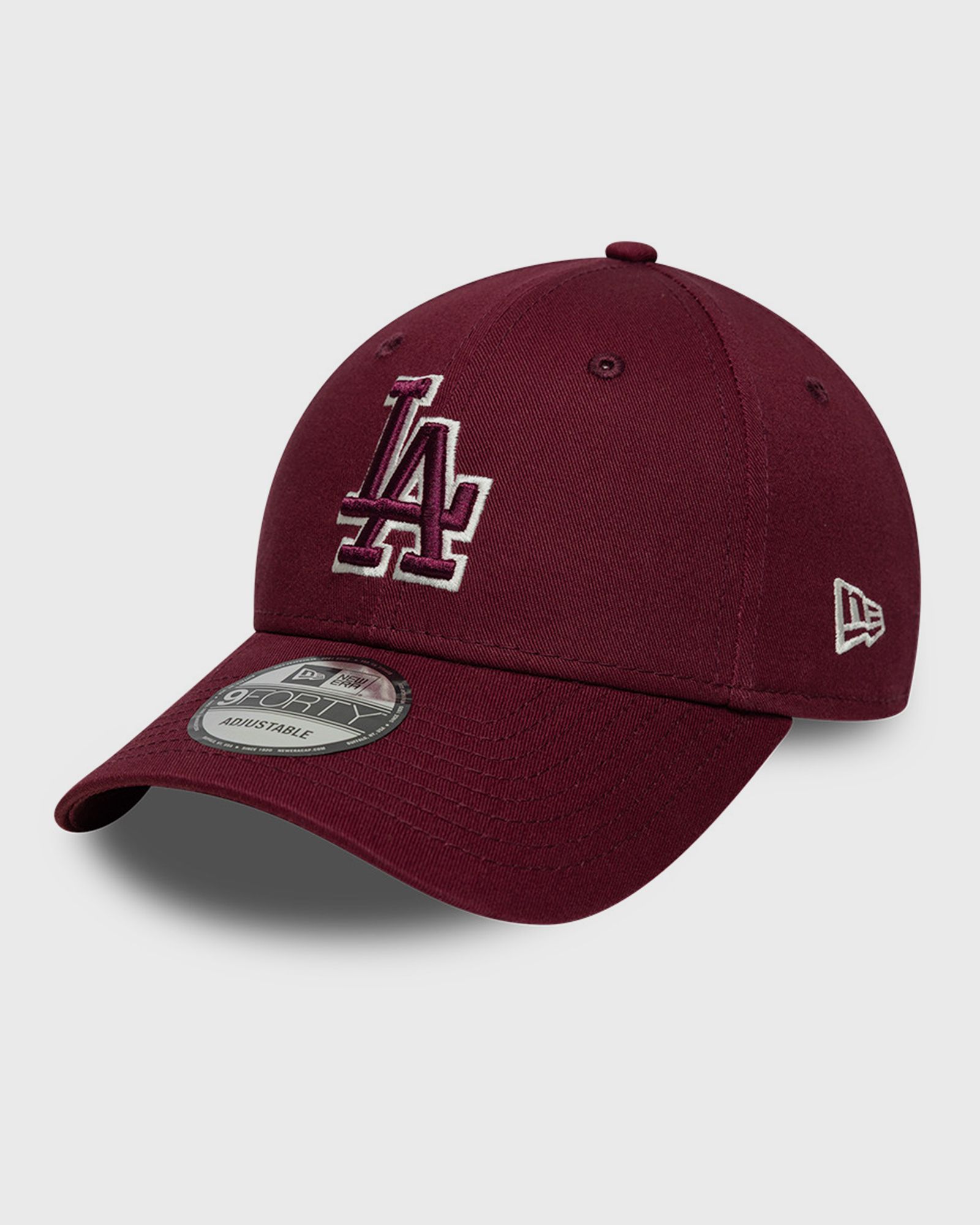 new era TEAM OUTLINE 9FORTY LOS ANGELES DODGERS, red