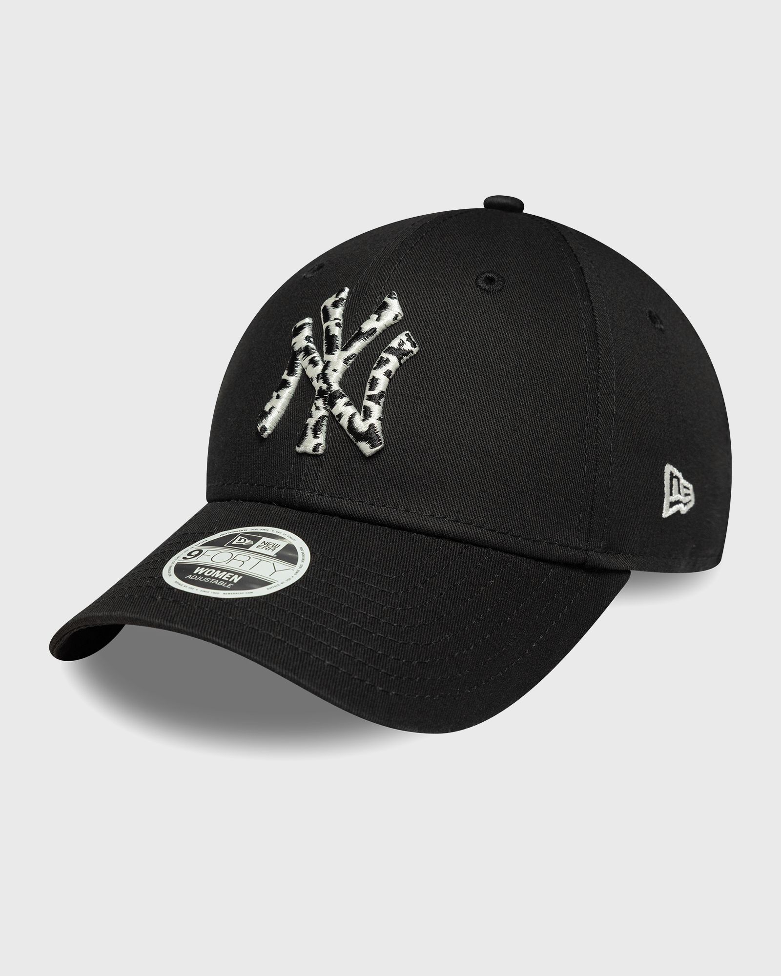 new era WMNS ANIMAL INFILL 9FORTY NEW YORK YANKEES, black
