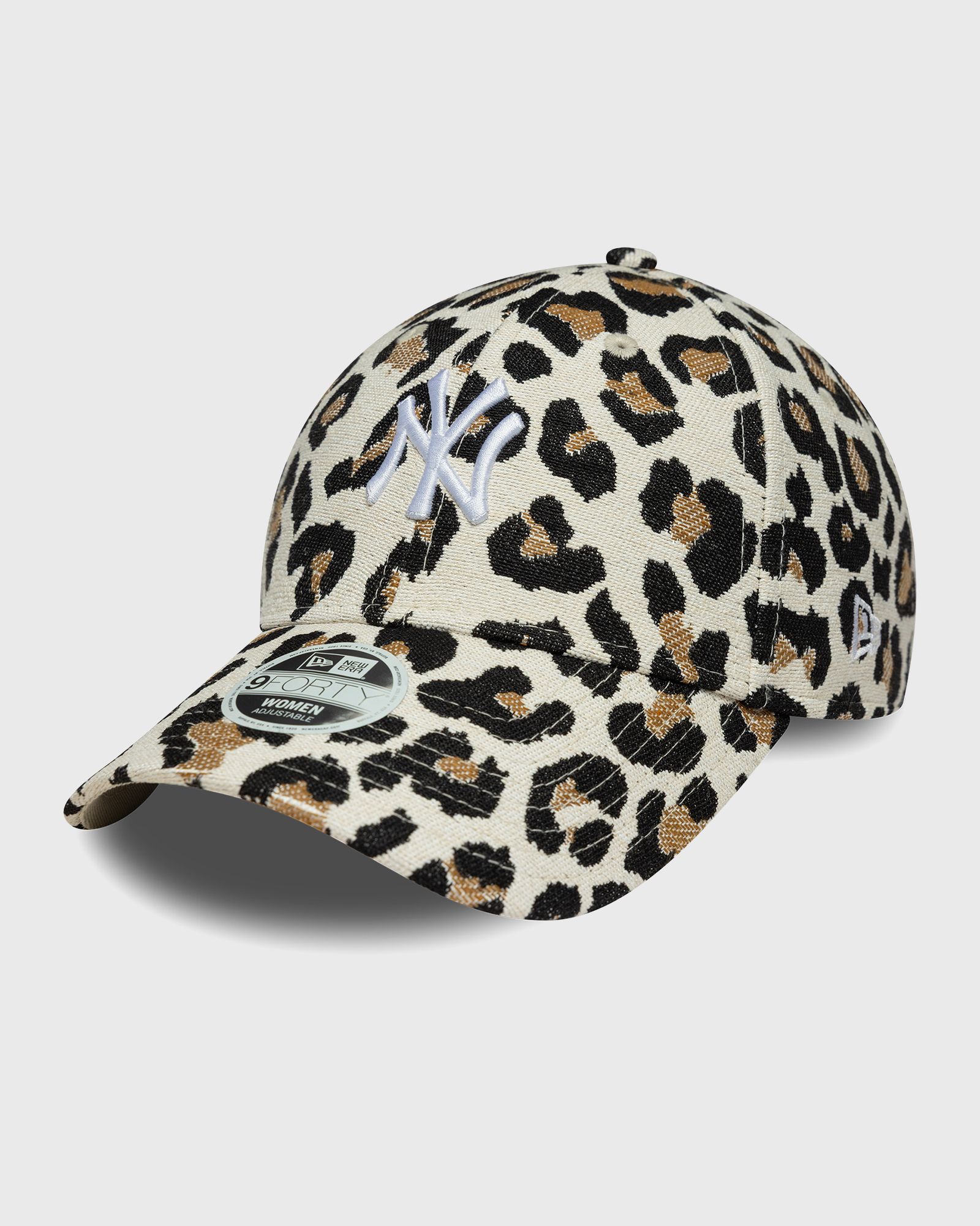new era WMNS LEOPARD MIDI 9FORTY NEW YORK YANKEES, brown|grey