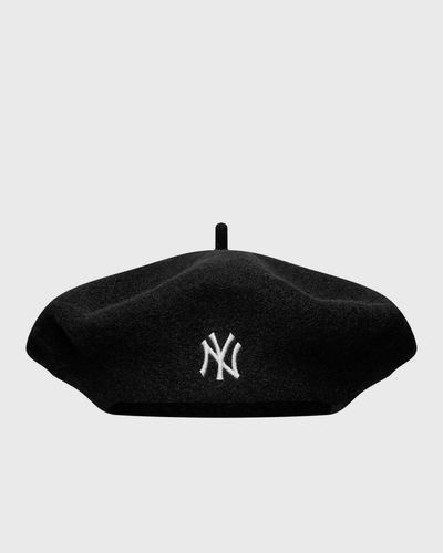 new era WOOL SCRIPT BERET NEW YORK YANKEES, blue