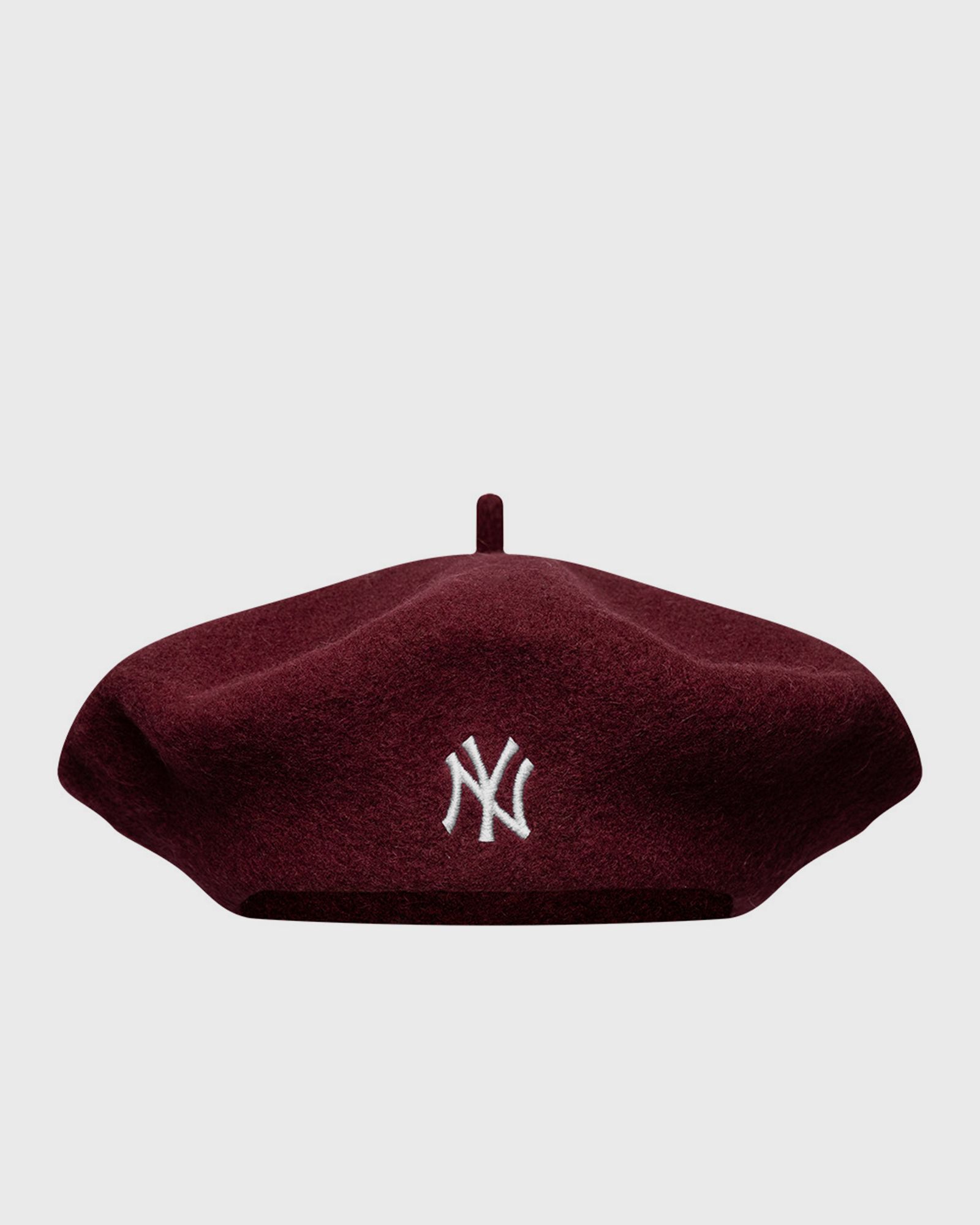 WOOL SCRIPT BERET NEW YORK YANKEES