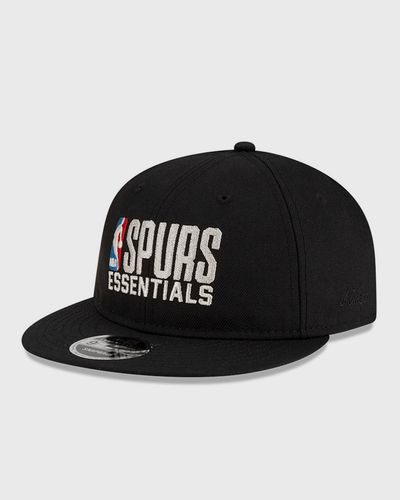 new era X Fear of God 59FIFTY Retro Crown Flat SAN ANTONIO SPURS, black