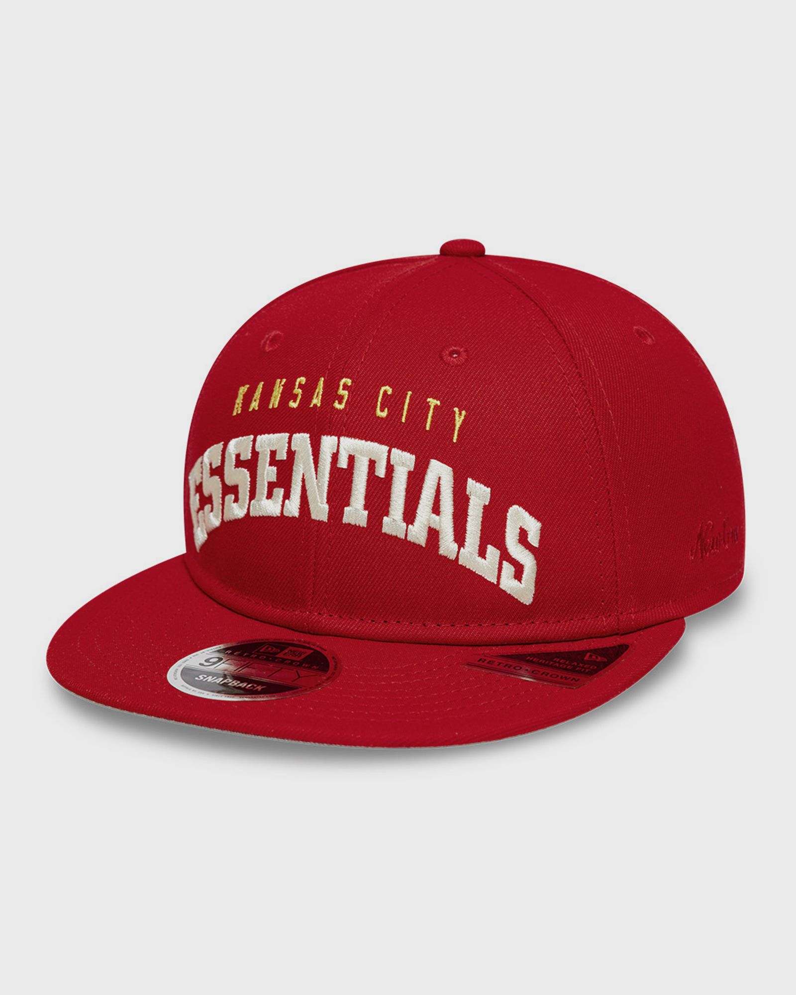 new era X Fear of God 9FIFTY Retro Crown-Kansas City Chief, red