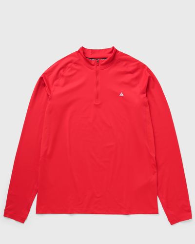 Nike ACG DF WILDSEE QZ LS TOP, red