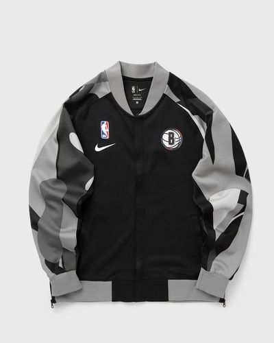 Nike BROOKLYN NETS DF SHOWTIME LS FULL ZIP JACKET, black|grey