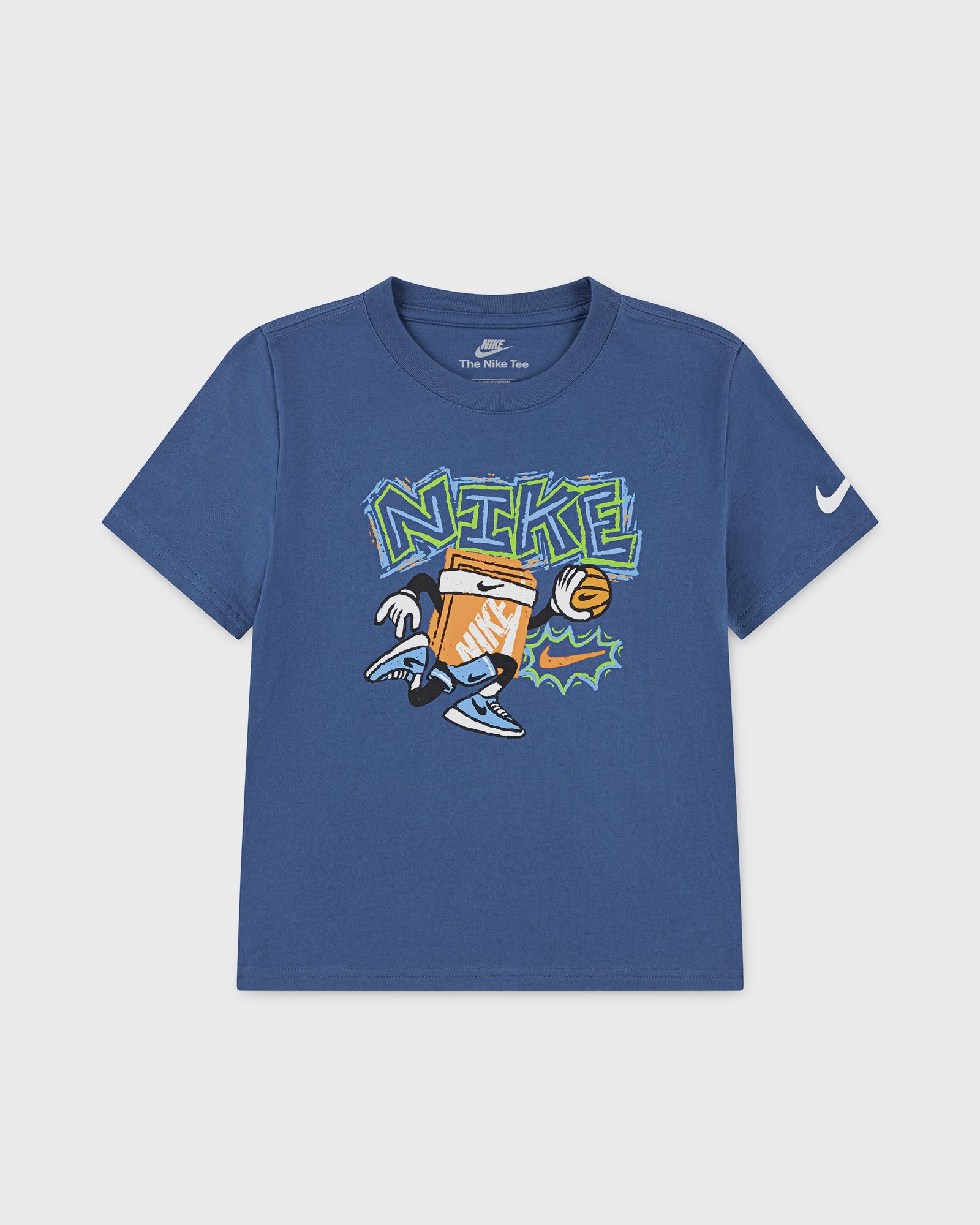 Nike CHALKY BOXY BBALL TEE, blue