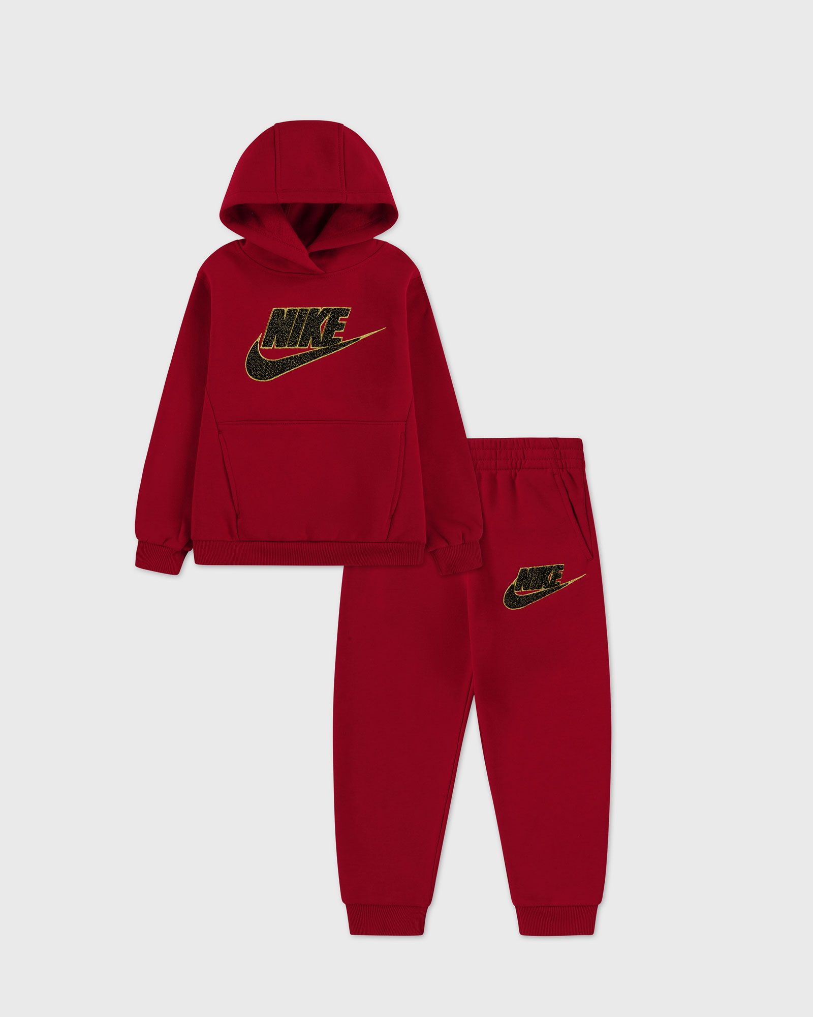 Nike CLUB CHENILLE FLC HOODY JO, red