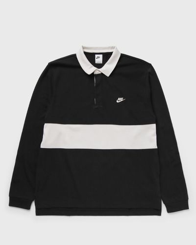 Nike CLUB LS RUGBY TOP, black