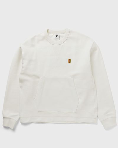 Nike CLUB RULES FLC CREW, white