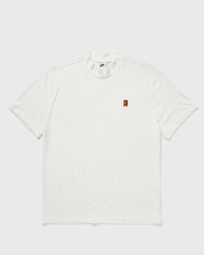 Nike CLUB RULES MAGNA SS MOCK, white