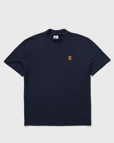 Nike CLUB RULES MAGNA SS MOCK, blue