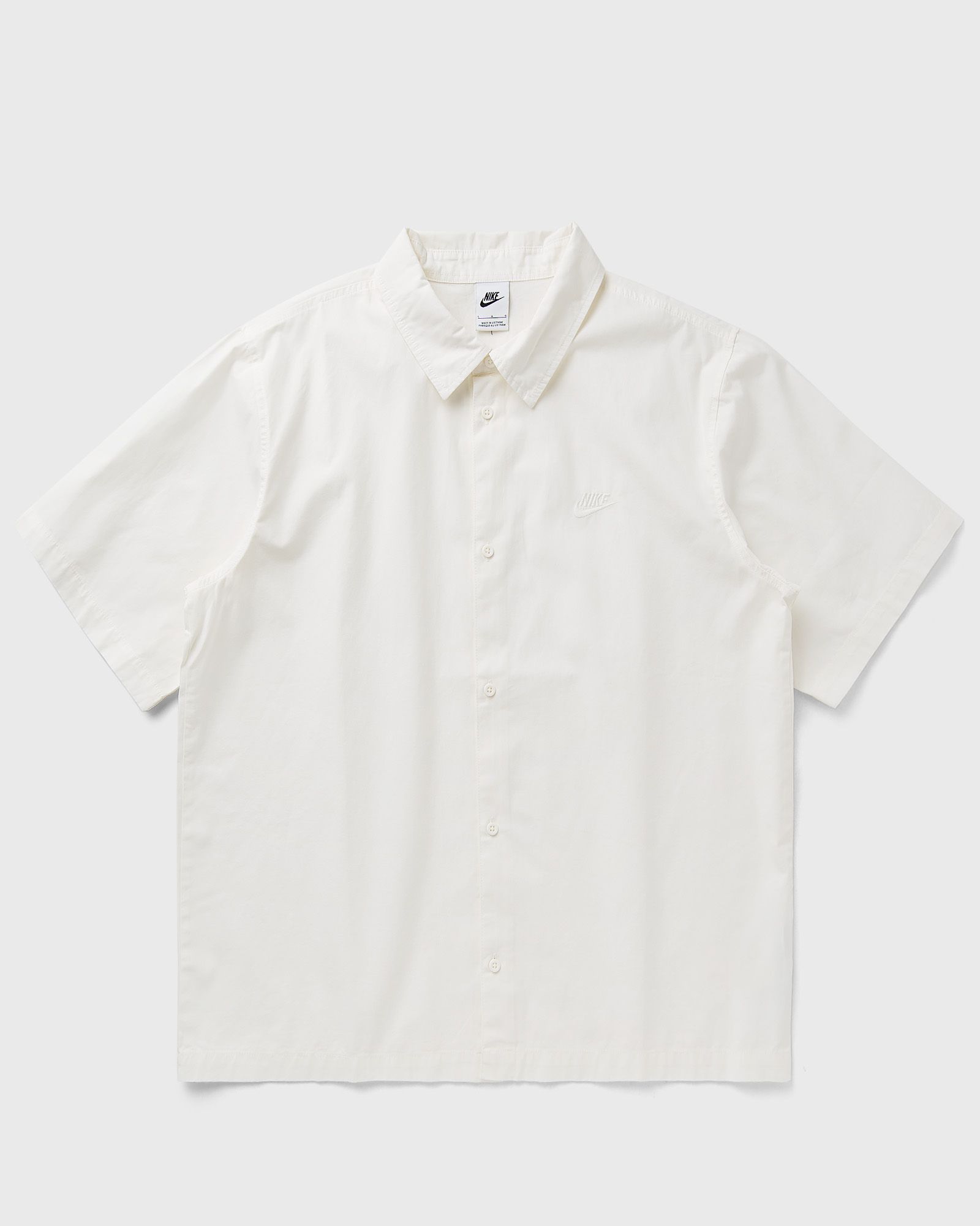 Nike CLUB SS BTN SHIRT WSH, white