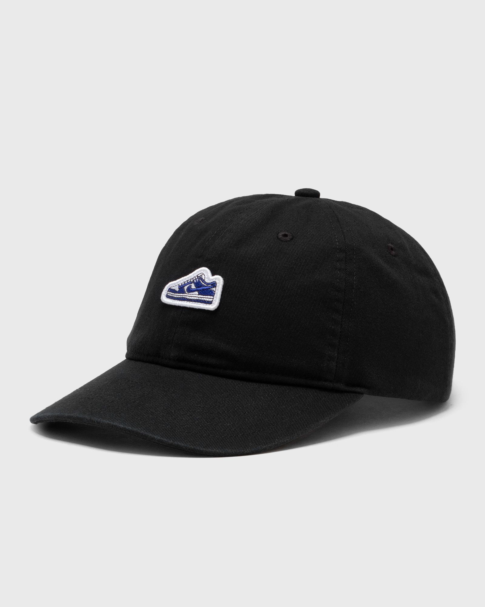 Nike Club Unstructured Flat Bill Dunk Patch Cap, black