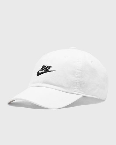 Nike CLUB UNSTRUCTURED FUTURA WASH CAP, white