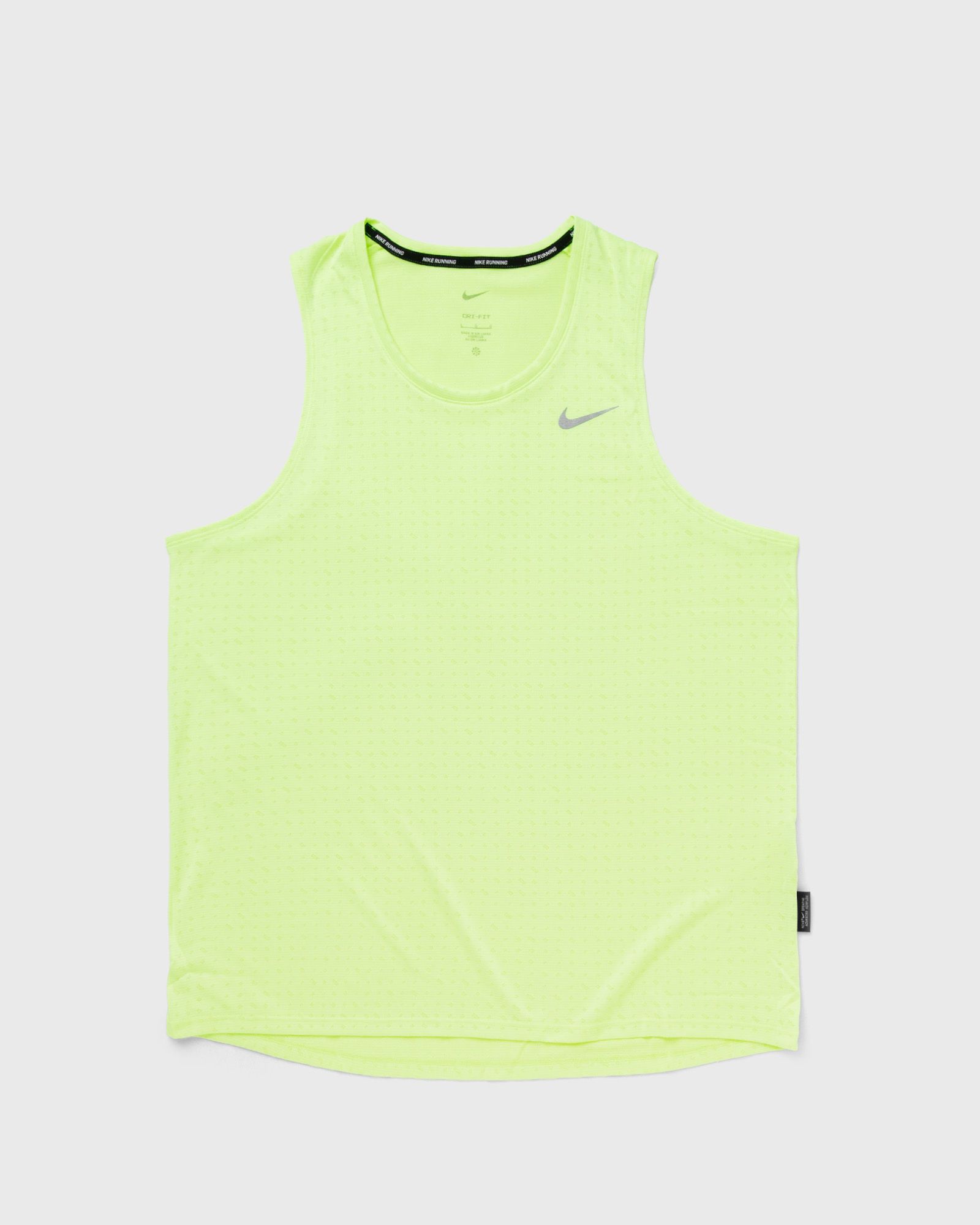 Nike DF BREATHE MILER TANK, yellow