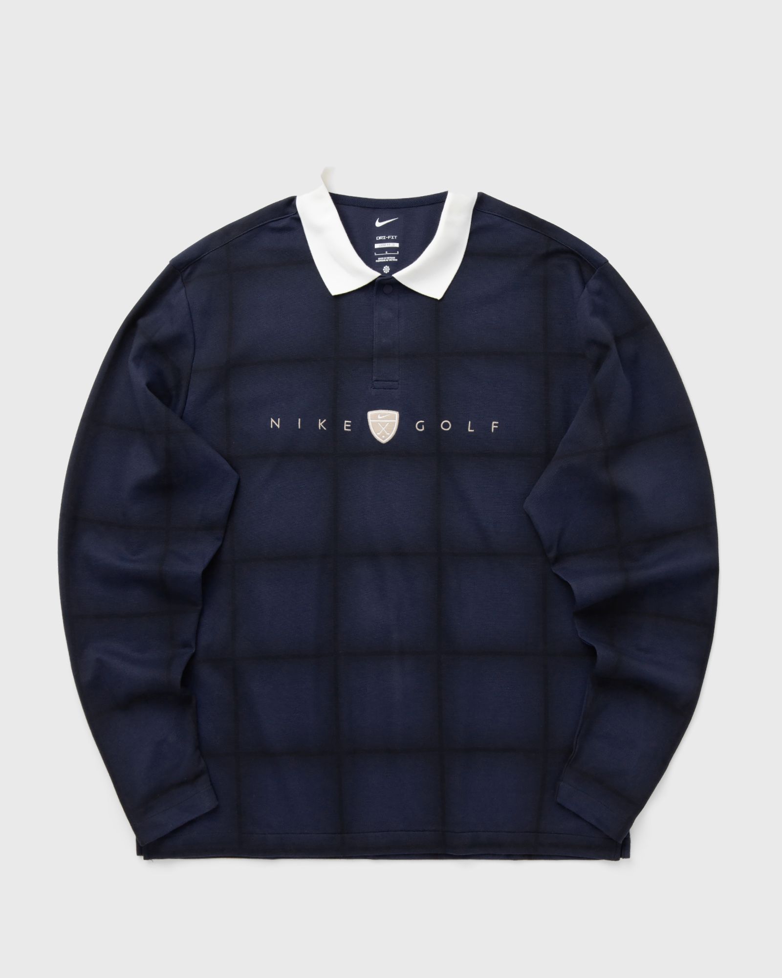 Nike DF FF POLO LS LOOSE, blue