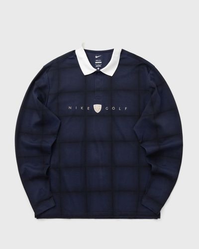 Nike DF FF POLO LS LOOSE, blue