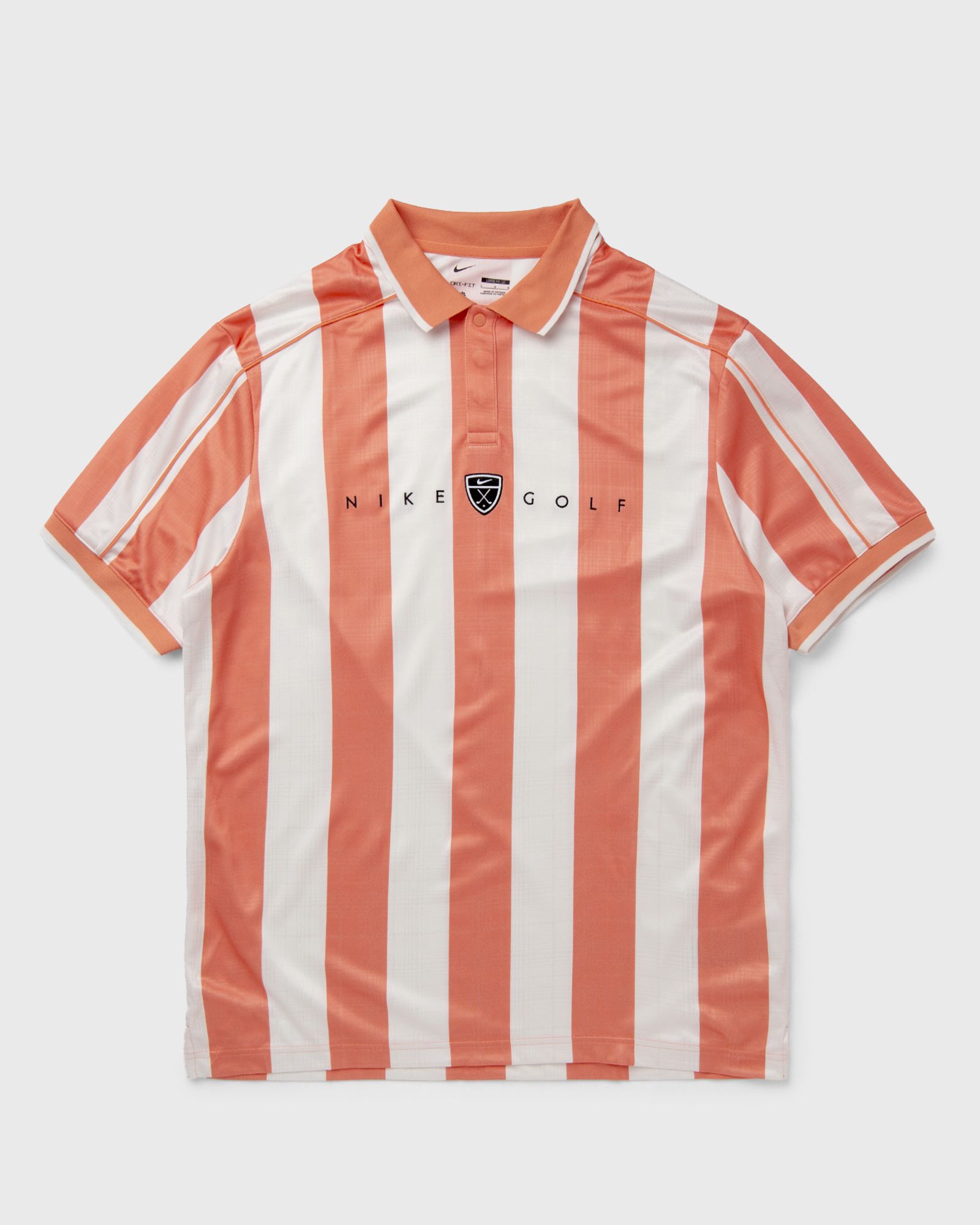 Nike DF FF POLO SS LOOSE, orange|white
