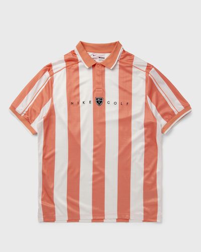 Nike DF FF POLO SS LOOSE, orange|white