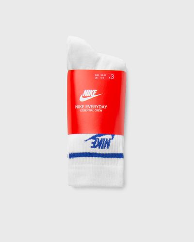 Nike Dri-FIT Everyday Essential Crew Socks (3 Pairs), white