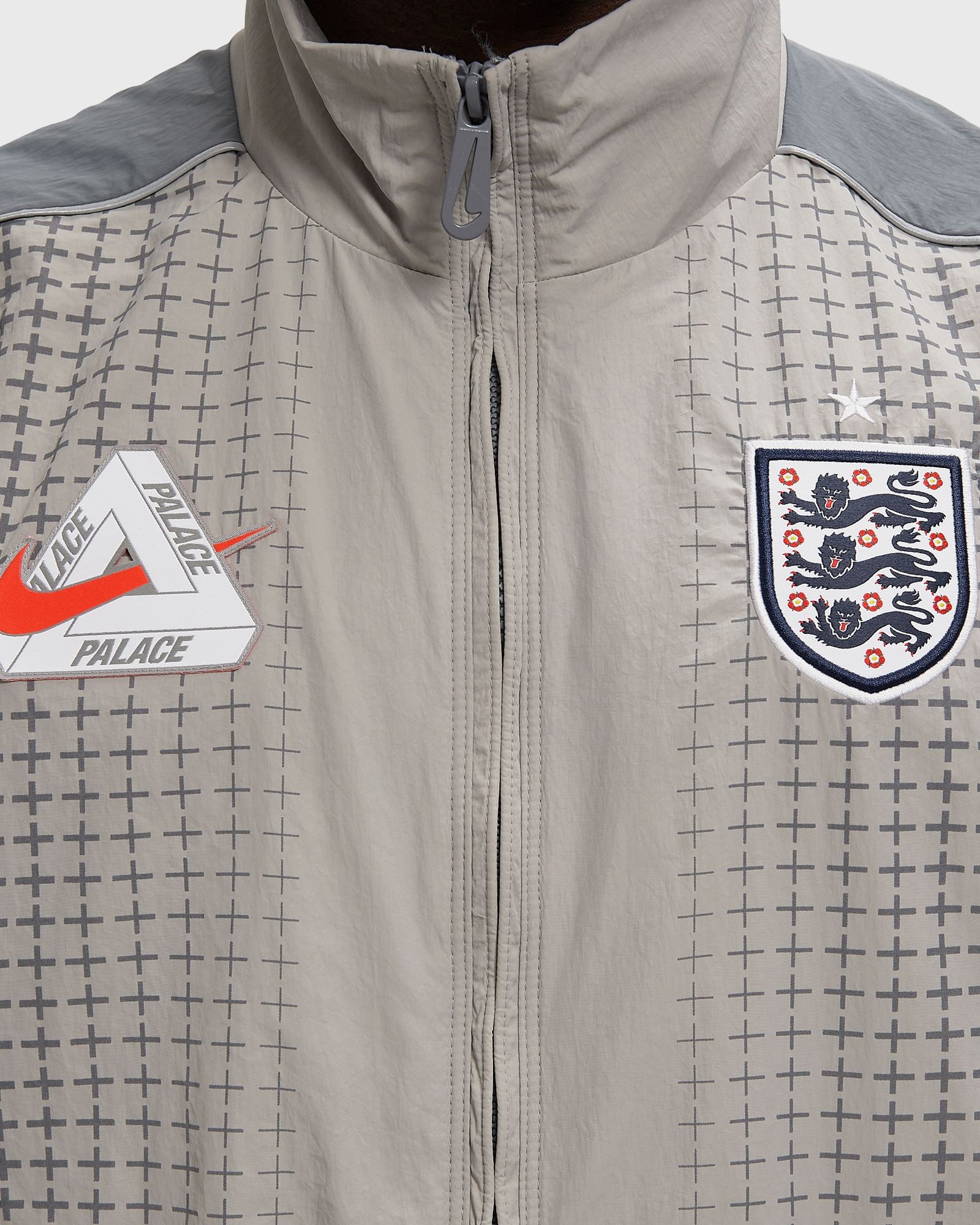 Nike England x Palace Tracksuit Jacket Grey | BSTN Store