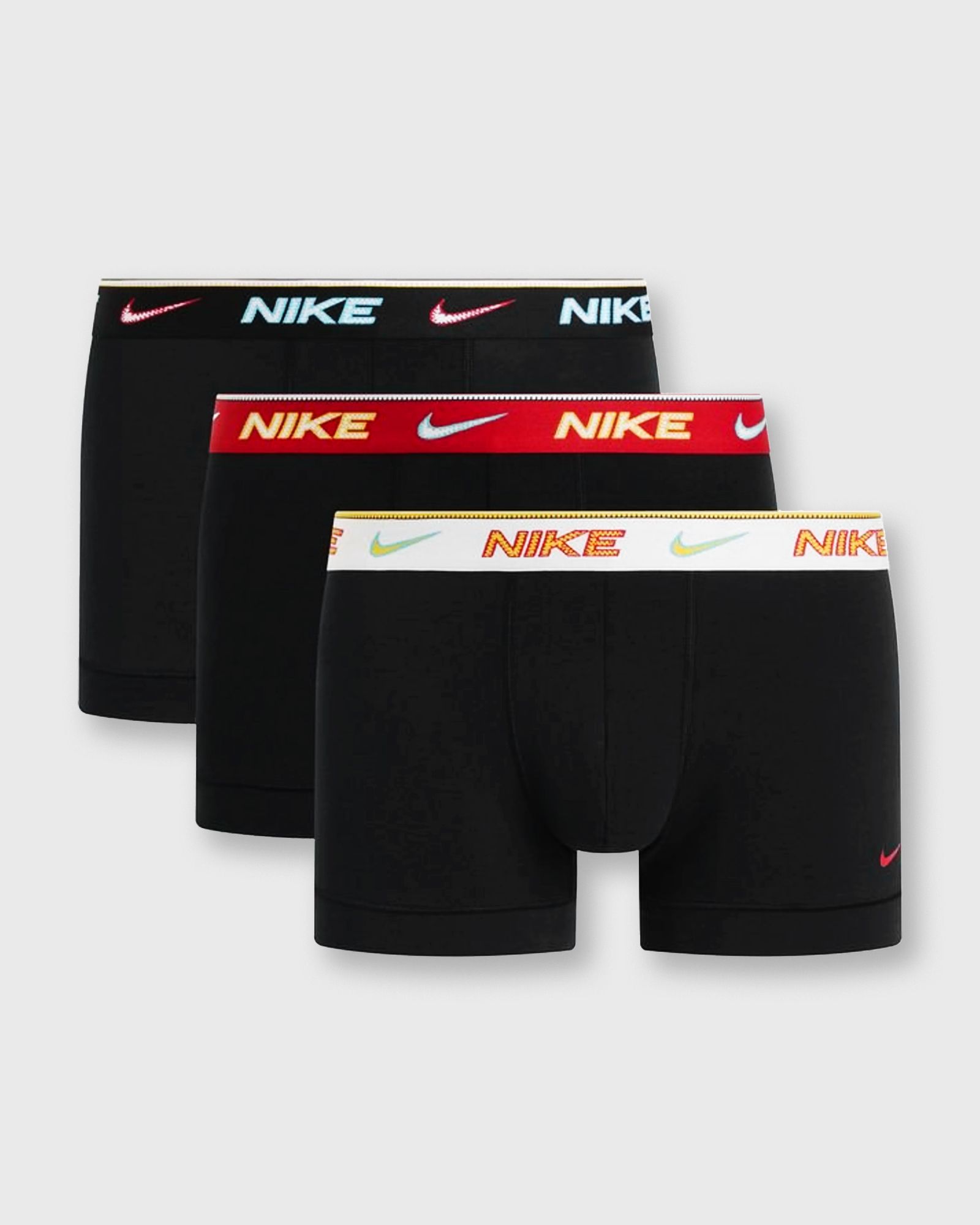 Nike Herren Grau Essential Cotton Stretch Trunk Boxer Short 3Er Pack - Bild 4