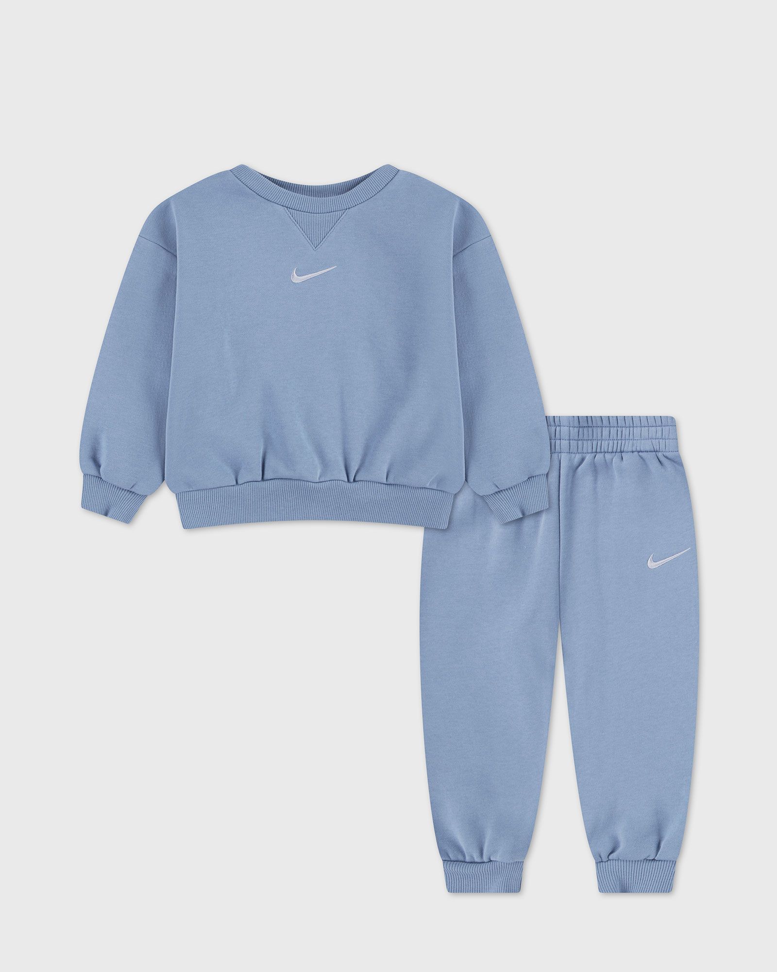 Nike ESSENTIAL FLEECE CREW SET, blue