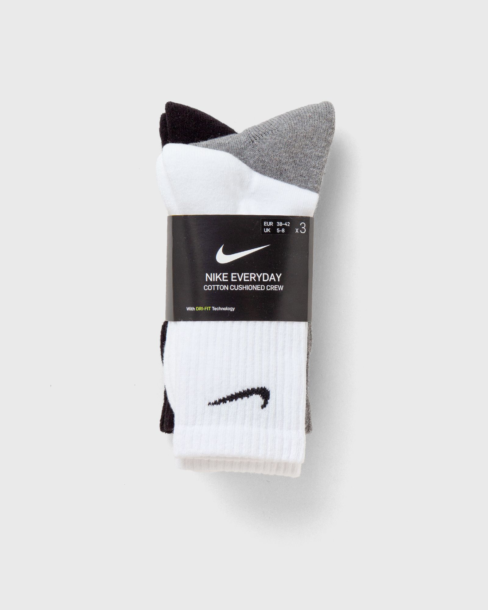 Nike Everyday Cushioned Training Crew Socks (3 Pairs), multi
