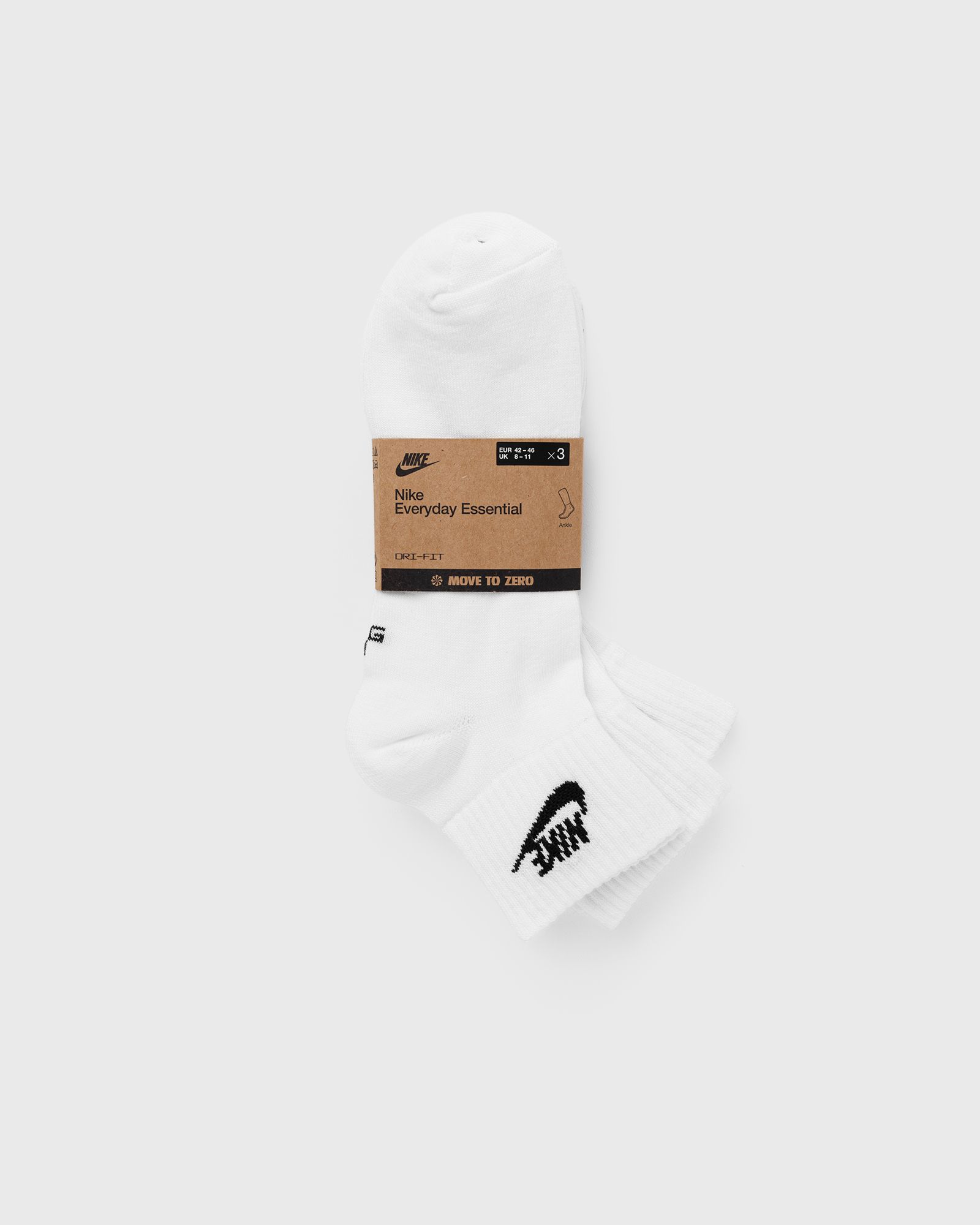 Nike EVERYDAY ESSENTIAL ANKLE SOCKS 3 PACK, white
