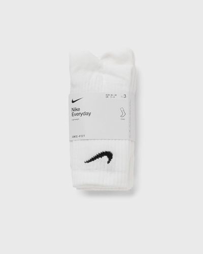 Nike Everyday Lightweight Crew Socks (3 PAIRS), white