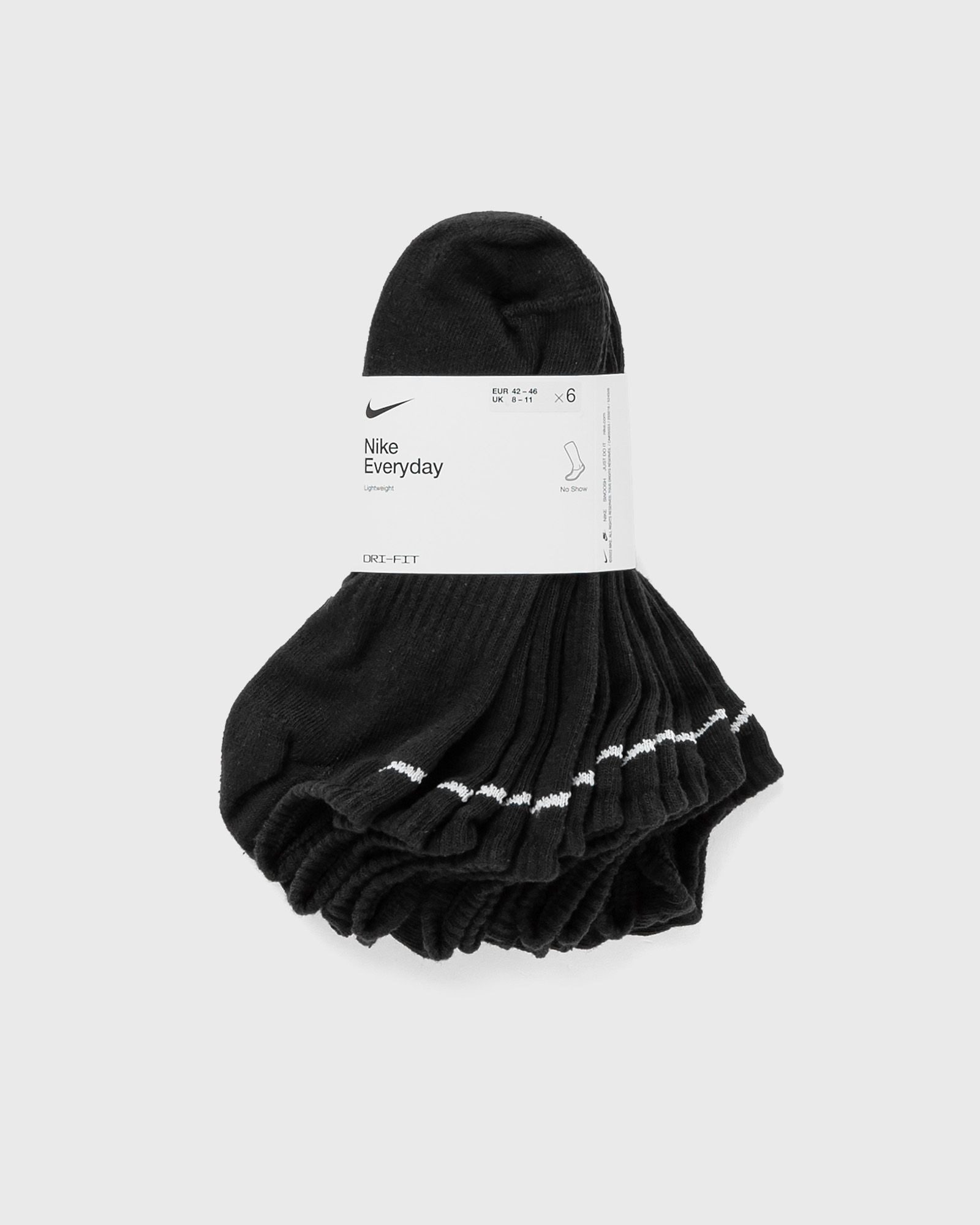 Nike Everyday Lightweight Training No-Show Socks (6 Pairs), black
