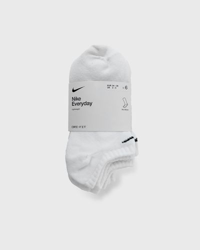 Nike Everyday Lightweight Training No-Show Socks (6 Pairs), white