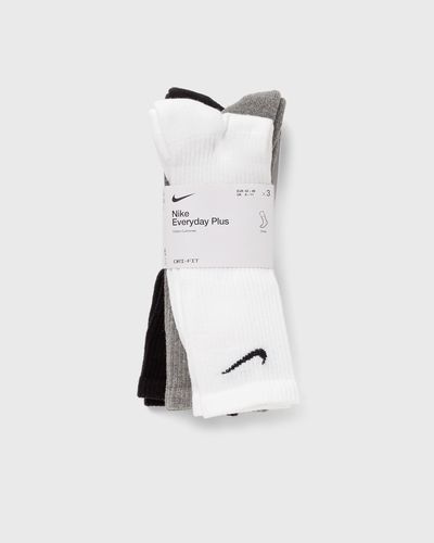 Nike Everyday Plus Cushioned Training Crew Socks (3 Pairs), multi