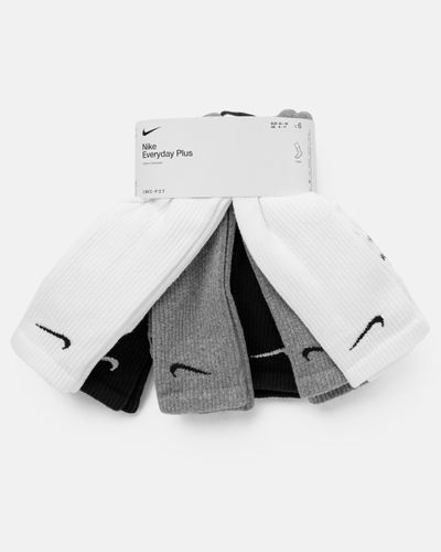 Nike Everyday Plus Cushioned Training Crew Socks (6 Pairs), multi