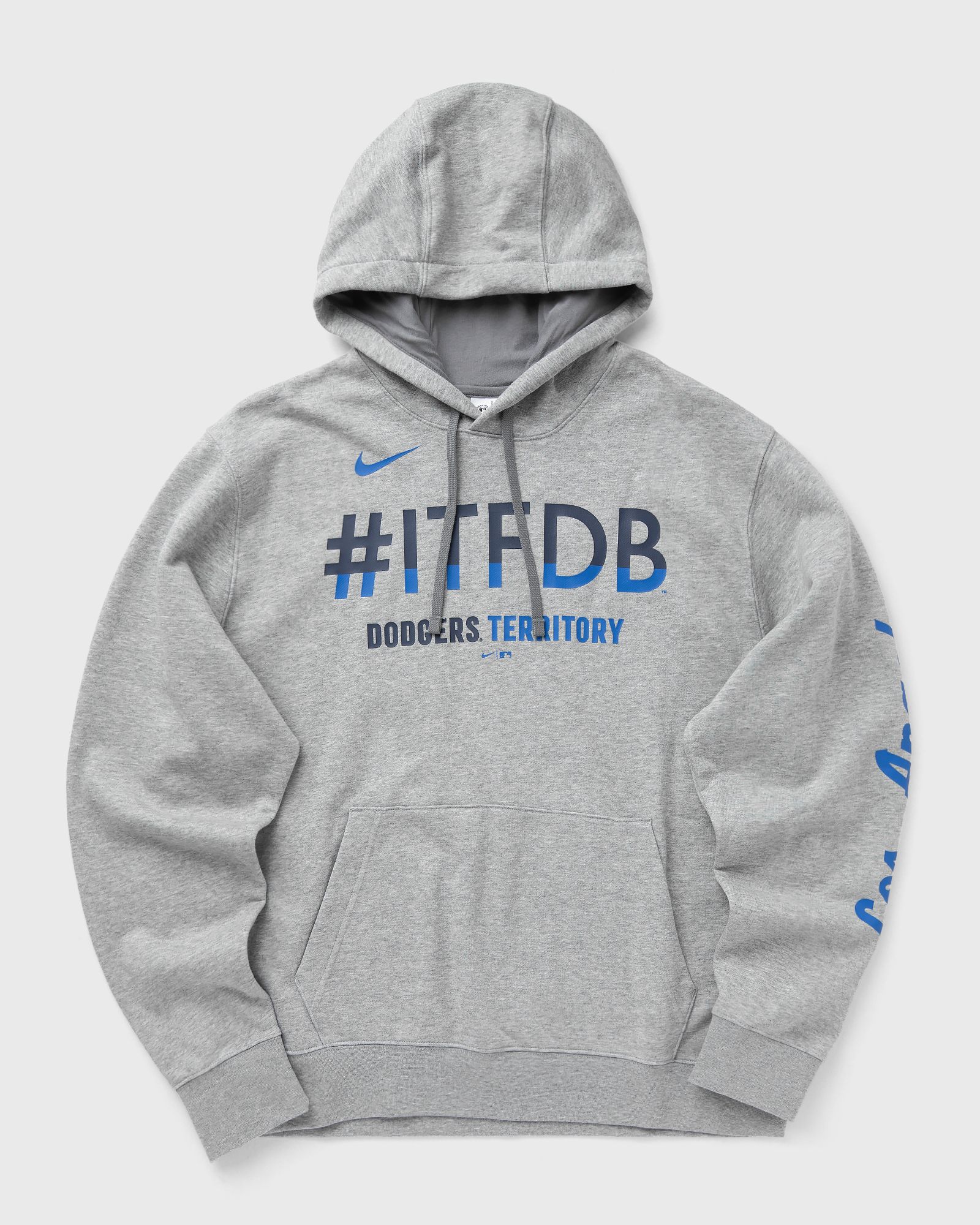 Nike MLB City Connect French Terry Club Hood Los Angeles Dodgers, grey