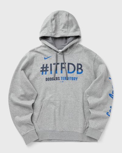 Nike MLB City Connect French Terry Club Hood Los Angeles Dodgers, grey